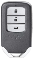 SMART ключ HONDA 3кн Лезвие HOND66(батарейка на плате)