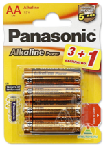 Батарейки Panasonic AA(LR6) алкалиновые