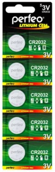 Батарейки Perfeo CR2032 литиевые