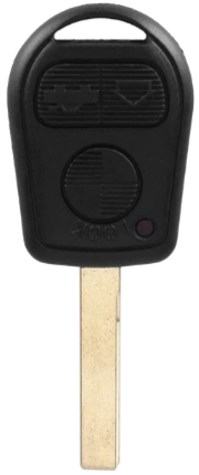 Корпус ключа BMW HU92 овал 3кн